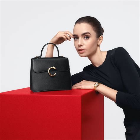 cartier campaign fashion gone rogue|Lily Collins Panthère de Cartier Bag Campaign Photos.